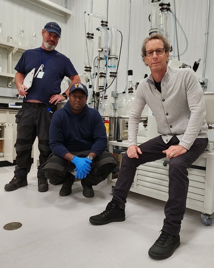 Derek Ghartey, Peter Keeley and Terrance Jacobs